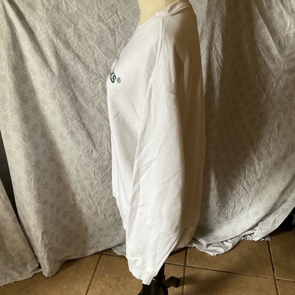Virginity Rocks® White Crewneck Sweatshirt - Picture 3 of 6